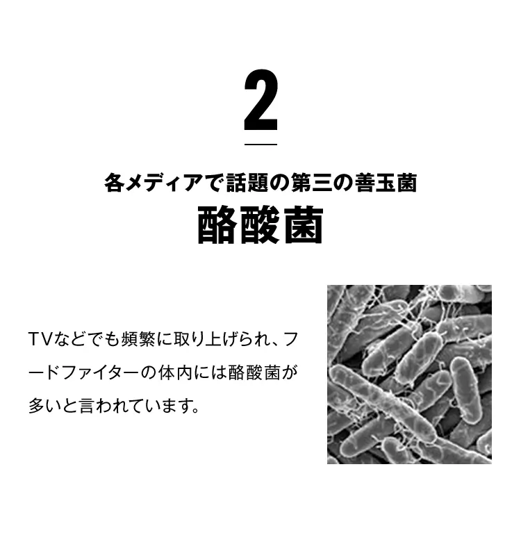 2.各メディアで話題の第三の善玉菌 酪酸菌